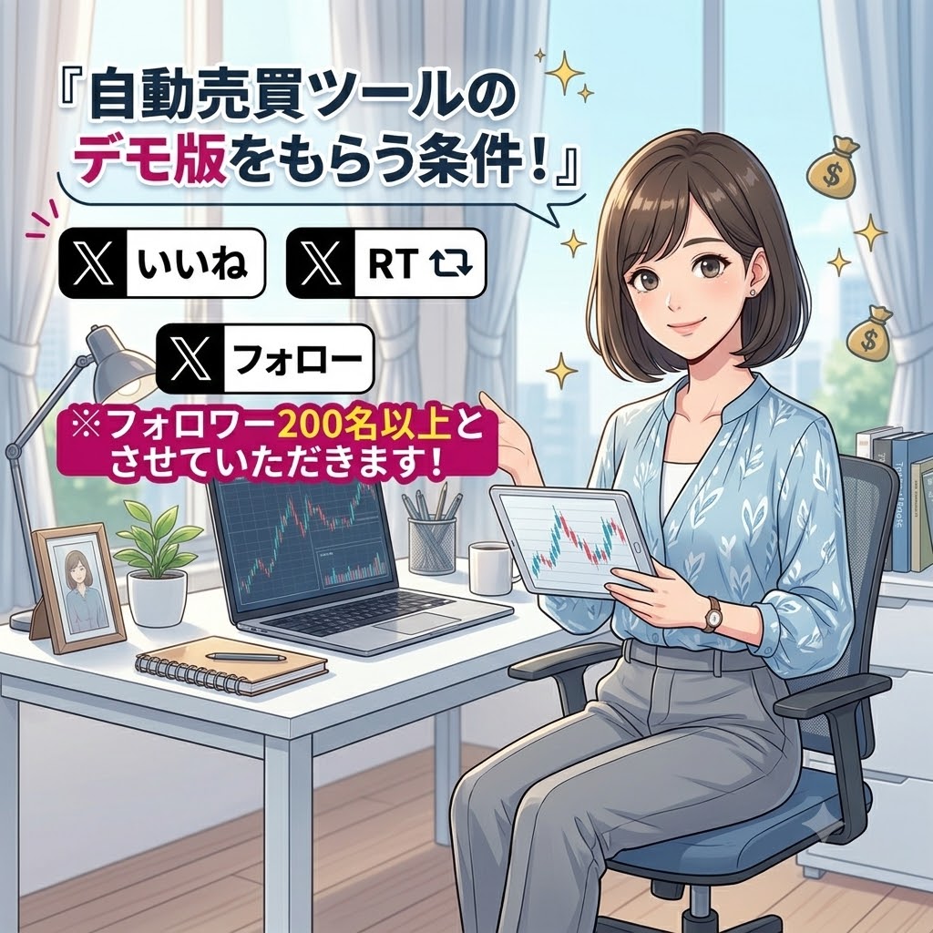 自動売買ツールの無料利用の条件お知らせ
