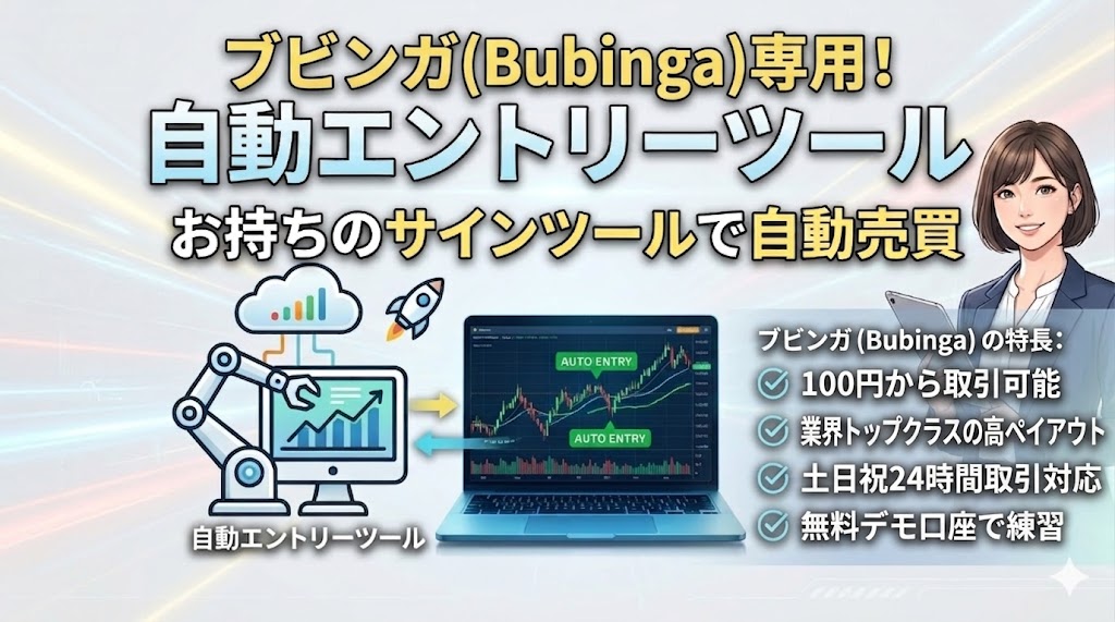 【ブビンガ専用】自動売買ツール「mi_Bubinga_AutoEntry」の特徴と導入ガイド